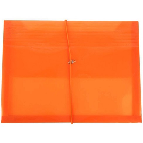 Black Hook & Loop Plastic Envelope - 9 3/4 x 13 2 Expansion - JAM Paper