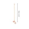 Unique Bargains Butterfly Heart Cup Chain Charm Water Cup Pendant 1 Pc - 2 of 4