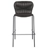 Mckinley Brown Faux Rattan Metal Bar Stool (Set of 2) - 3 of 4