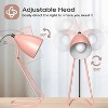 ROTTOGOON 12.52" Table Lamps Modern 350° Rotatable Small Desk Lamp Reading Bedside 2 Bulbs Included Green 2-Pack - 3 of 4