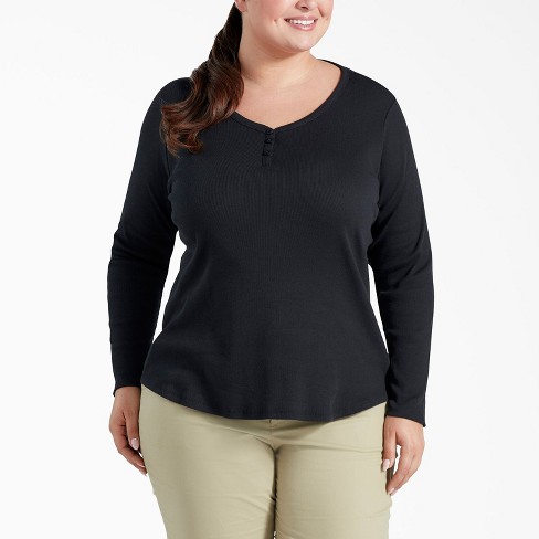 Women's Henley Long Sleeve Shirt