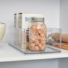 iDesign Plastic Kitchen Cabinet Storage Bins with Handles - Set of 2 - Clear - Made in USA - 3 of 4