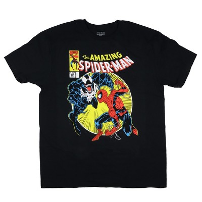 Marvel Comics Amazing Spider Man Issue 362 Venom Mens Adult Short Sleeve Tee (L) Black