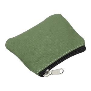 Unique Bargains Canvas Portable Home Change Coin Purse Pouch Bags with Zipper - 1 of 4
