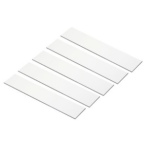 Unique Bargains DIY Laser Printing Personalized Office Blank Engraving Name Plates 5 Pcs - 1 of 4