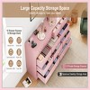 Jojoka 12 Drawer Dresser with Power Outlet, 61" Wide Wood Chest for Bedroom, Closet, Living Room Storage, Tall Dresser Organizer - 3 of 4
