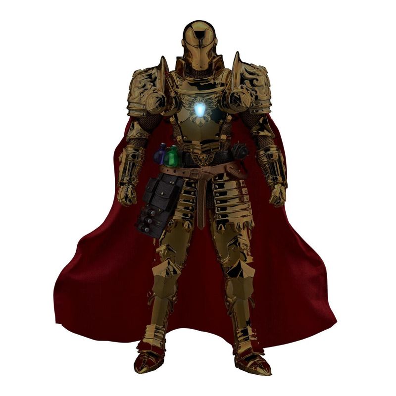 Beast Kingdom Co. Marvel Medieval Knight Iron Man DAH-046SP Golden PX Action Figure, 4 of 7