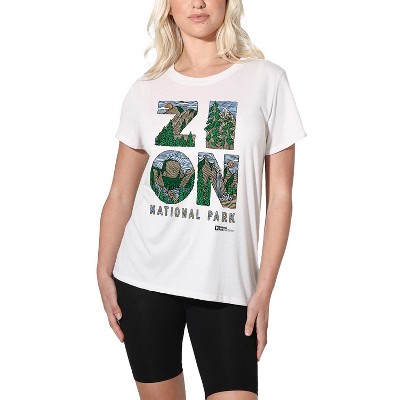 Zion National Park Classic Women's Loose T-Shirt White