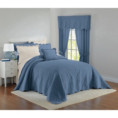 King Size Spice Floral Cotton Quilted Bedspread