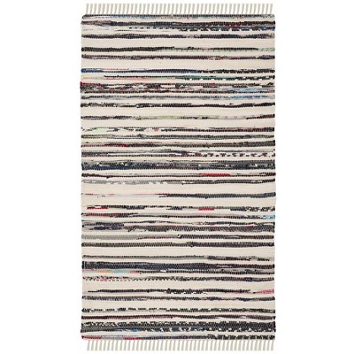 Rag Rug RAR126 Hand Woven Indoor Rugs - Safavieh