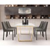 Zuo Modern Jena Ceiling Lamp, Chrome Faceted Crystal Chandelier 23.2"H x 23.2"W x 23.2"D - 2 of 4