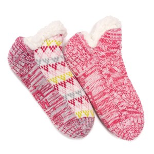 MUK LUKS Women's Shortie Cabin Sock (2 Pair Pack) - 1 of 3