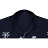 LA LEELA Men's Hawaiian Shirt Fashion Button Down Short Sleeves Holidays Aloha Party Casual Tops Summer Beaches Shirts for Mens - 3 of 4