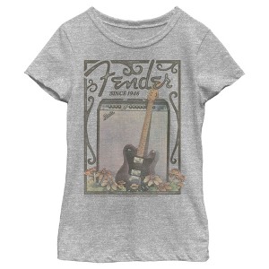 Girl's Fender Since 1946 Retro Poster T-Shirt - 1 of 4