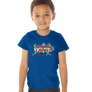 Toddler Boys' Teenage Mutant Ninja Turtles Arcade Fight Toddler Tee - 1 of 4