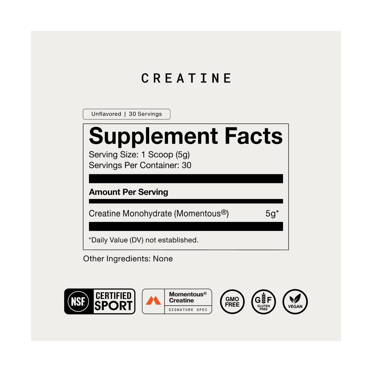 Momentous Creatine Chewables - Strawberry - 10 Servings - thumbnail 3