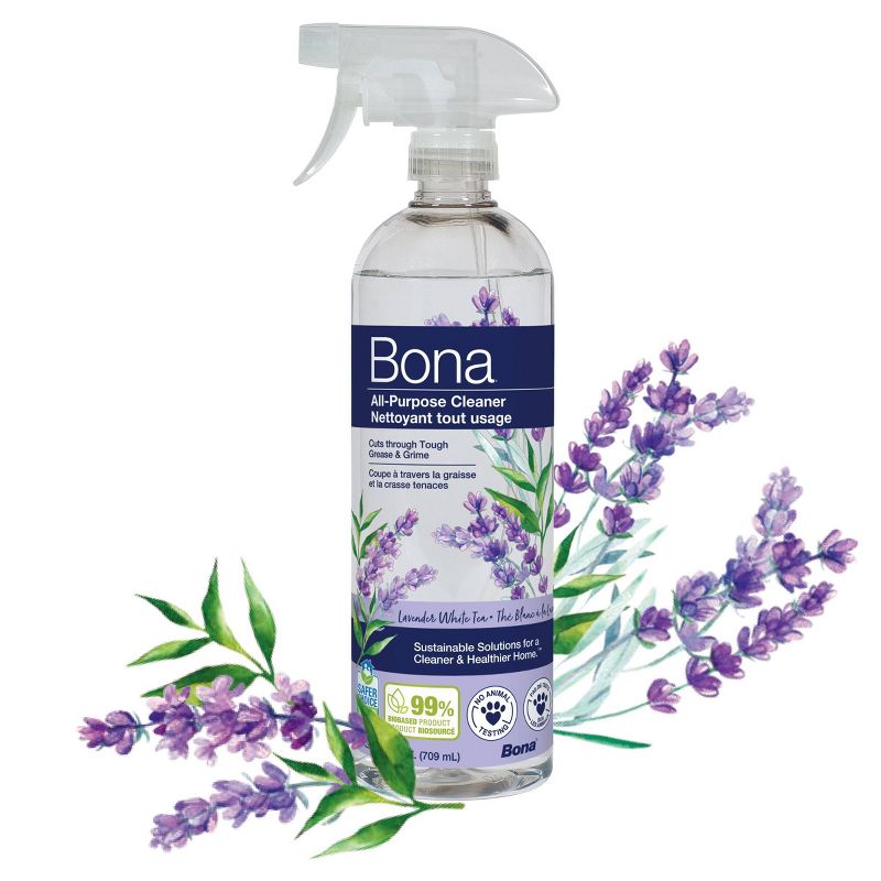 Bona Lavender &#38; White Tea Cleaning Products Multi Surface All Purpose Cleaner Spray - 24 fl oz, 1 of 11