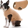 Gooby Fleece Vest Dog Sweater Clay, X - 2 of 2