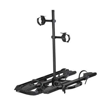 Yakima OnRamp 1.25  Inch EBike Hitch Mounted Bike Rack Holds 2 Bicycles up to 66 Pounds Each Compatible with Yakima BackSwing and StraightShot, Black