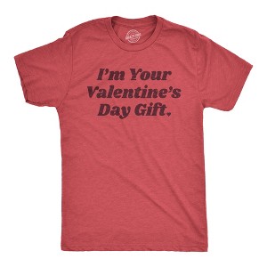 Mens Im Your Valentines Day Gift Sarcastic Funny Valentine Day T Shirts - Crazy Dog Men's T Shirt - 1 of 4