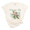 Simply Sage Market Washington Girly Flower Garment Dyed Tee - 2 of 4