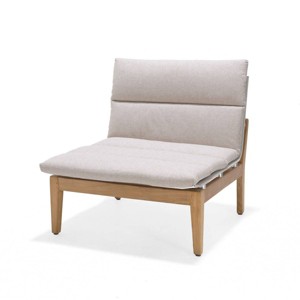 Amazonia MauiMood Outdoor Patio Accent Chair, Armless Chair with Cushions - 1 of 4
