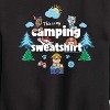 Boys' - Paw Patrol - This Is My Camping Sweatshirt Graphic Long Sleeve Fleece Sweatshirt - 2 of 4