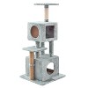 Two by Two Columbus - Gray Scratching Post Cat Furniture - 50.5 in. Tall - 3 of 4