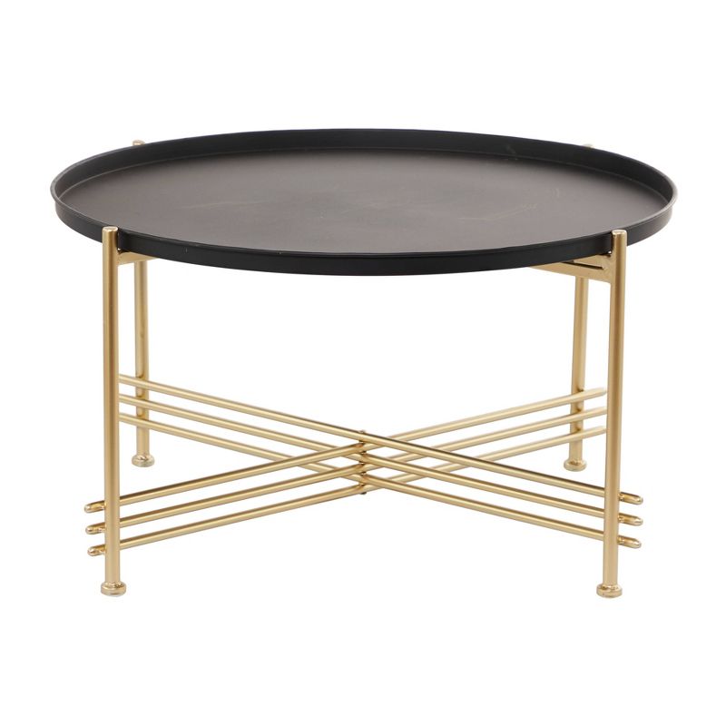 Modern Metal Coffee Table Gold - Olivia &#38; May, 1 of 7