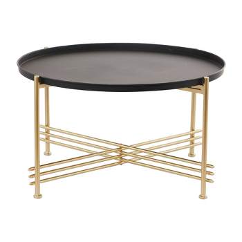Modern Metal Coffee Table Gold - Olivia & May