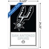 Trends International NBA San Antonio Spurs - Logo 21 Framed Wall Poster Prints - 3 of 4