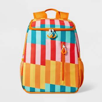 7.5qt Backpack Cooler Stripes - Sun Squad™