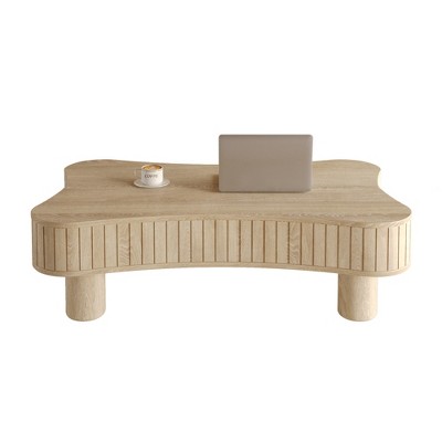LiragoLift Top Coffee Table Light Natural Hidden Storage Hydraulic Lift 5 Min Assembly 13.01"H x 27.17"D x 42.52"W