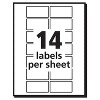 Avery Laser/Inkjet Multipurpose Labels 3/4" x 1 1/2" White 166207 - 3 of 4