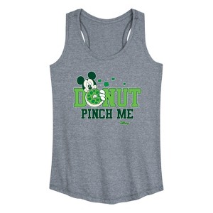Women's - Disney - Donut Pinch Me Graphic Racerback Tank - 1 of 4