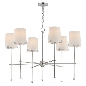 Maxim Lighting Huntington 6 - Light Chandelier in  Satin Nickel - 1 of 3