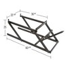 Black Ice Snowmobile Lift Jack with Manual Hand Crank, Rubber-Coated Lift Pads and 700 Pound Capacity for Repairs, Maintenance or Storage - 3 of 4