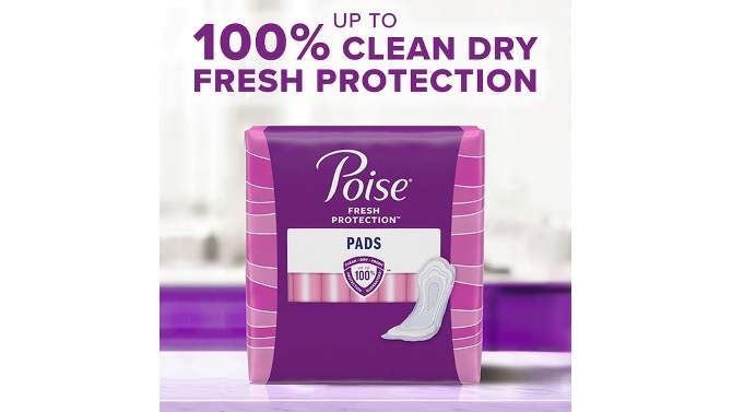 Poise Incontinence Bladder Control Pads - Light Absorbency, 2 of 9, play video
