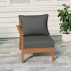 WestinTrends  Avalon Outdoor Patio HDPE Left Arm Facing Sectional Corner Club Chair with Patio Cushions - 2 of 4