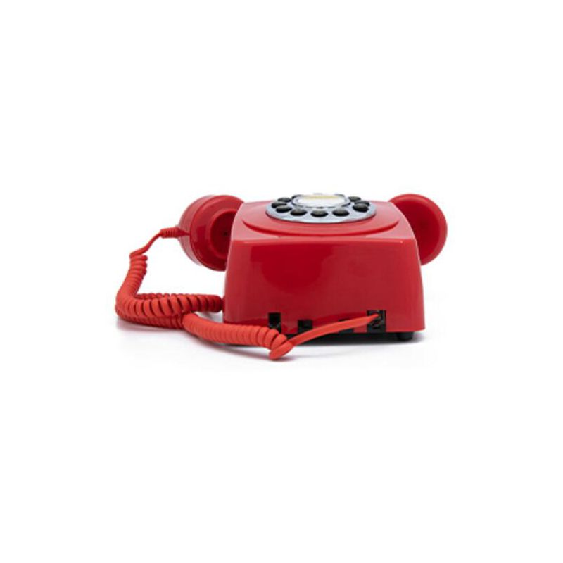GPO Retro GPO746WRED 746  Wall Mount Push Button Telephone - Red, 3 of 7