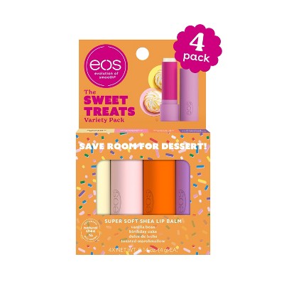 eos Lip Balm Sticks - Sweet Treats - 4pk