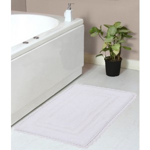 Casual Elegence Collection Cotton Reversible Tufted Bath Rug - Home Weavers - 1 of 4