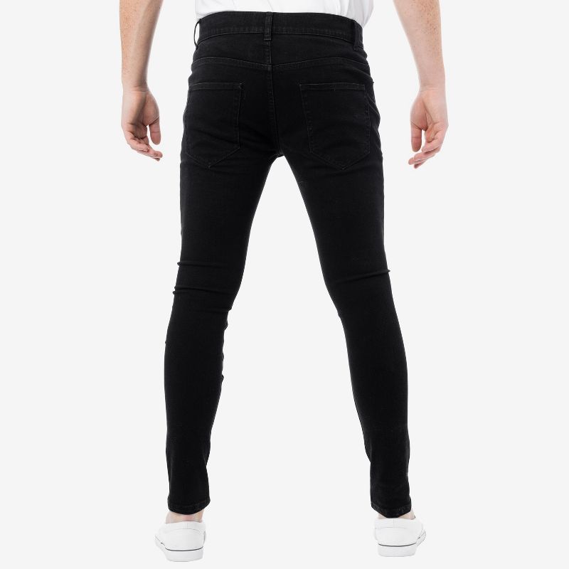 RAW X Men's Slim Fit 5 Pocket Stretch Jeans, 2 of 4