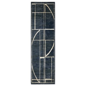 Oriental Weavers Reed RE04B Blue/ Ivory Indoor Area Rug - 2'3" x 7'6" - 1 of 4