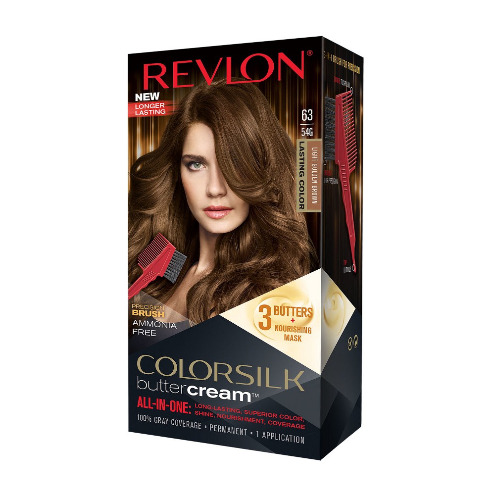 UPC 309974121545 product image for Revlon ColorSilk Buttercream Permanent Superior Hair Color - 63 Light Golden Bro | upcitemdb.com