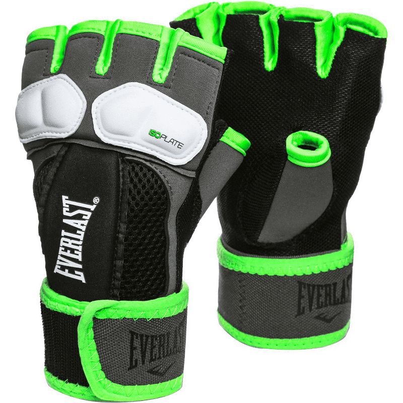 Everlast Prime Evergel Heavy-Duty Foam Protective Boxing Hand Wrap Gloves, Green and Black, Size Adult Extra Large, 1 of 3