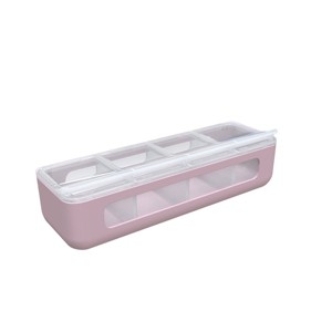 Melii 4 Compartment Snackle - Pink - 1 of 4