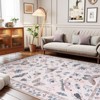 Lahome Machine Washable Animal Life Insects Area Rug - Nature-Inspired Carpet for Living Room, Bedroom, or Entryway - 4 of 4