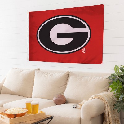 Evergreen University of Georgia 3' x 5' Indoor Outdoor Flag for Home Apartment Dorm Rooms