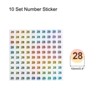 Unique Bargains Office Home Warehouse Self-Adhesive Reflective Sticker 10 Sheets - 2 of 4